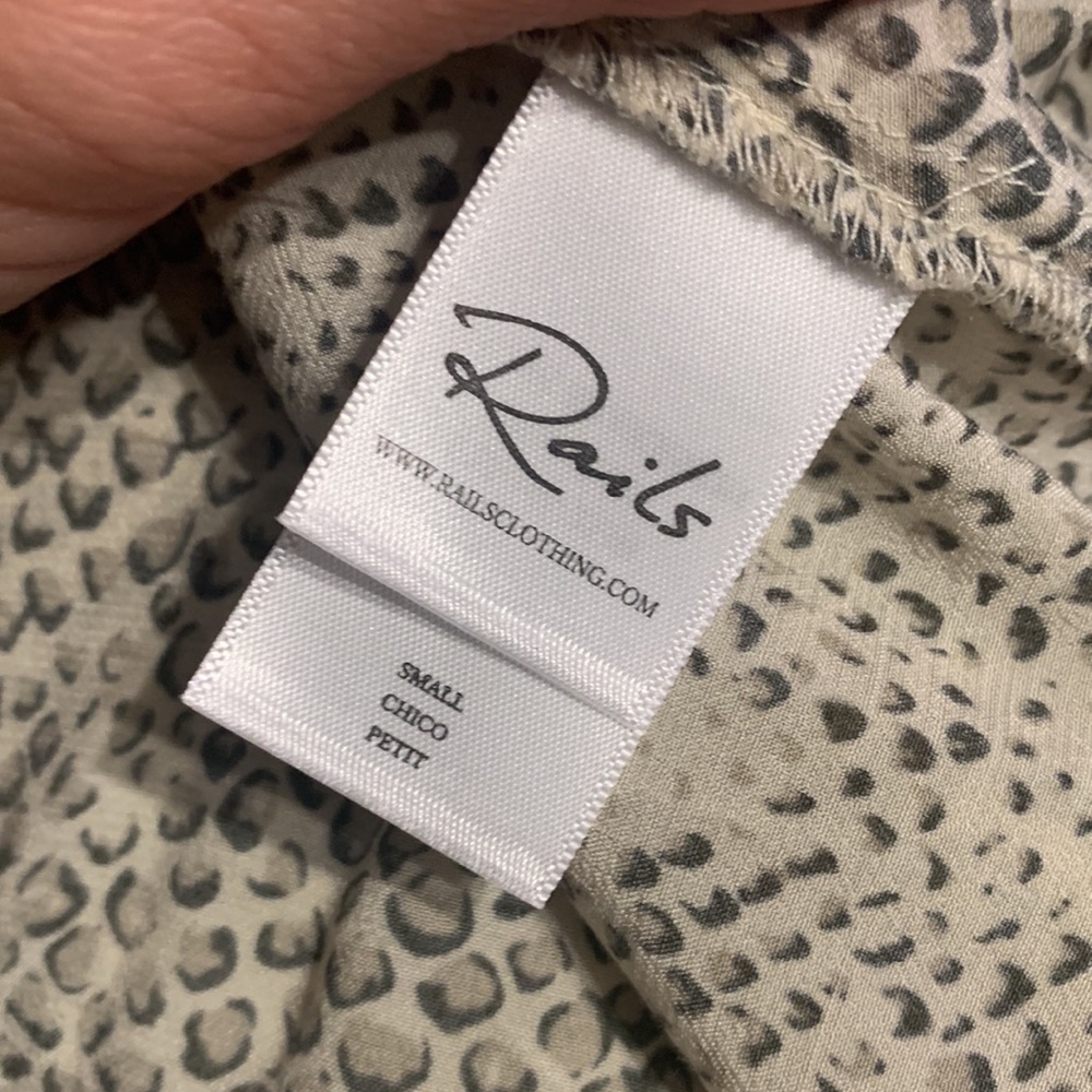 Rails‎ Jasmine Python Blouson Dress S snake skin … - image 5